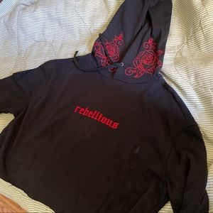 Rebellions Embroidered hoodie